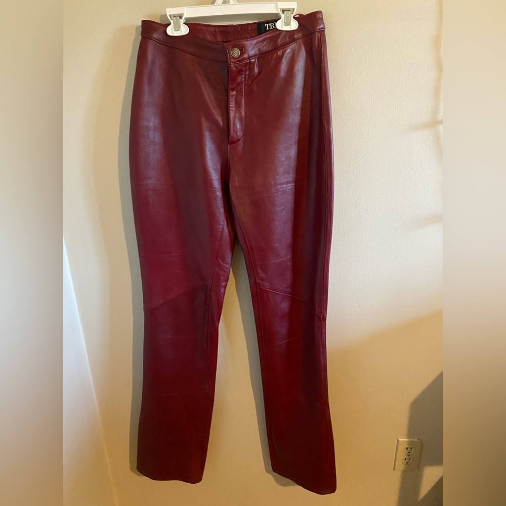Vintage Trek New York leather pants